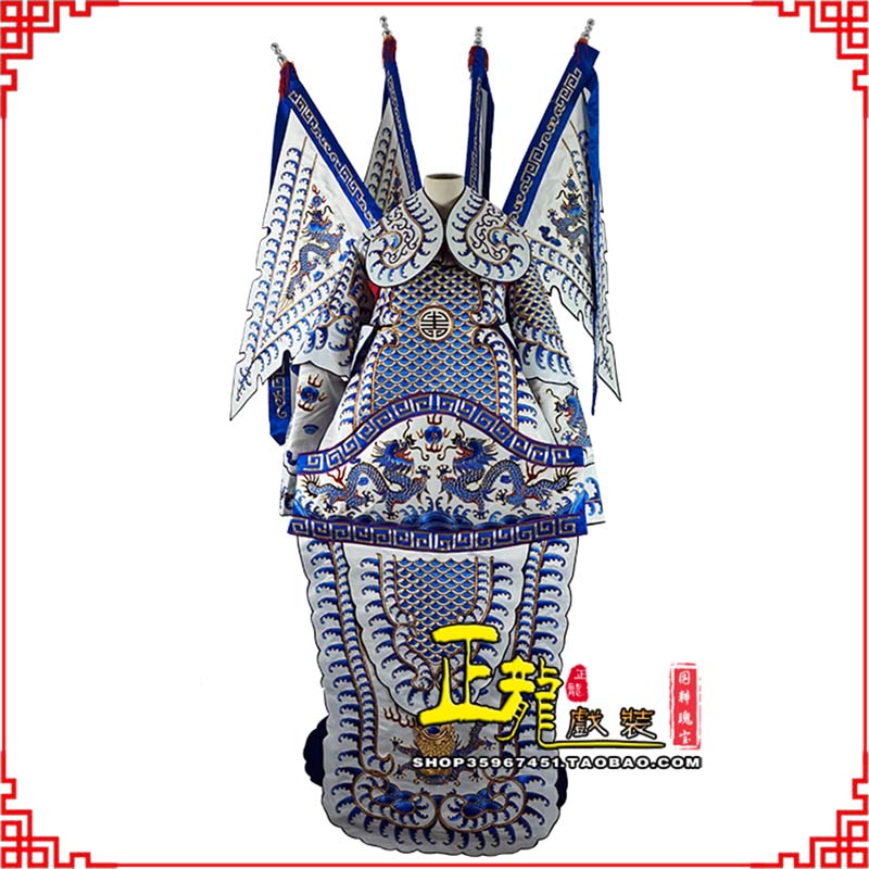 路北武生武将大靠祥龙勾金